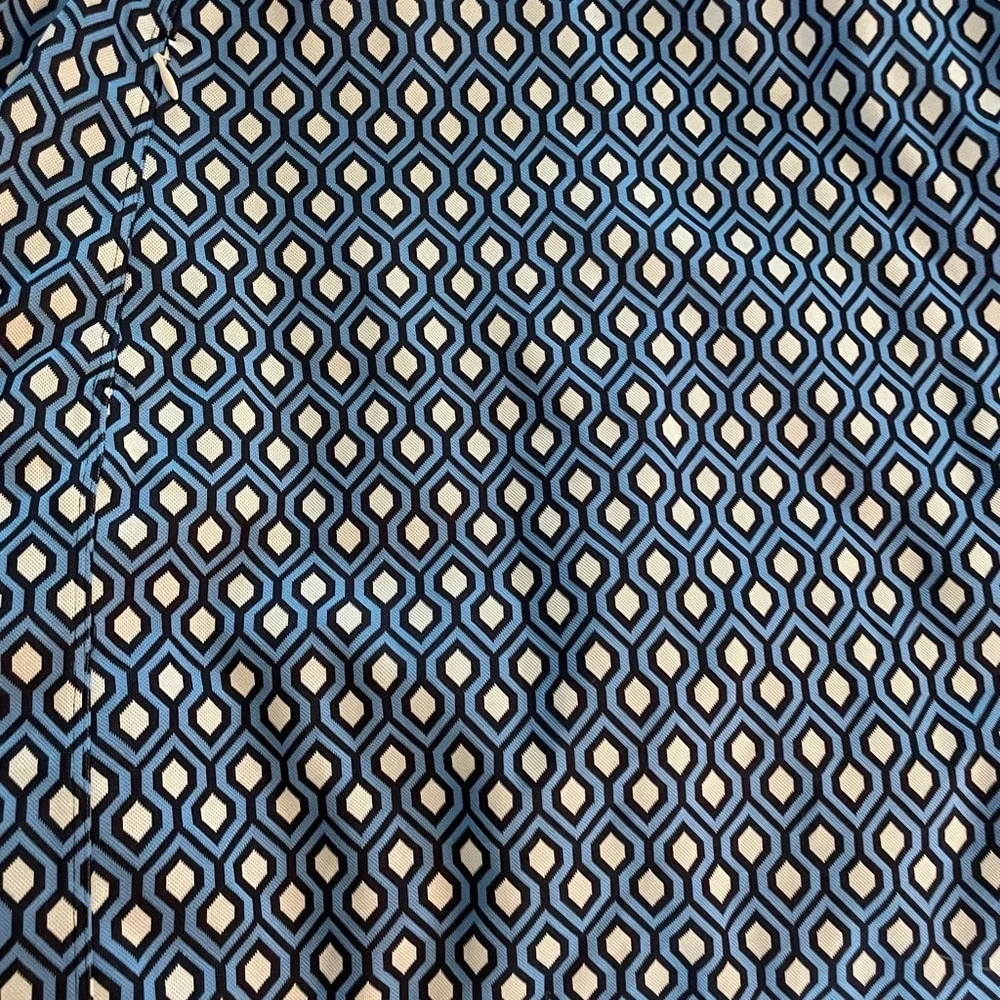 Geometric Blue and White Women's Skirt Tory Burch sport xl - Picture 3 of 8